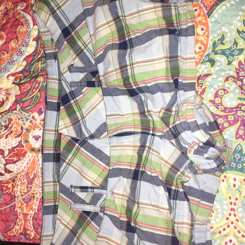 Vintage plaid shorts size 11